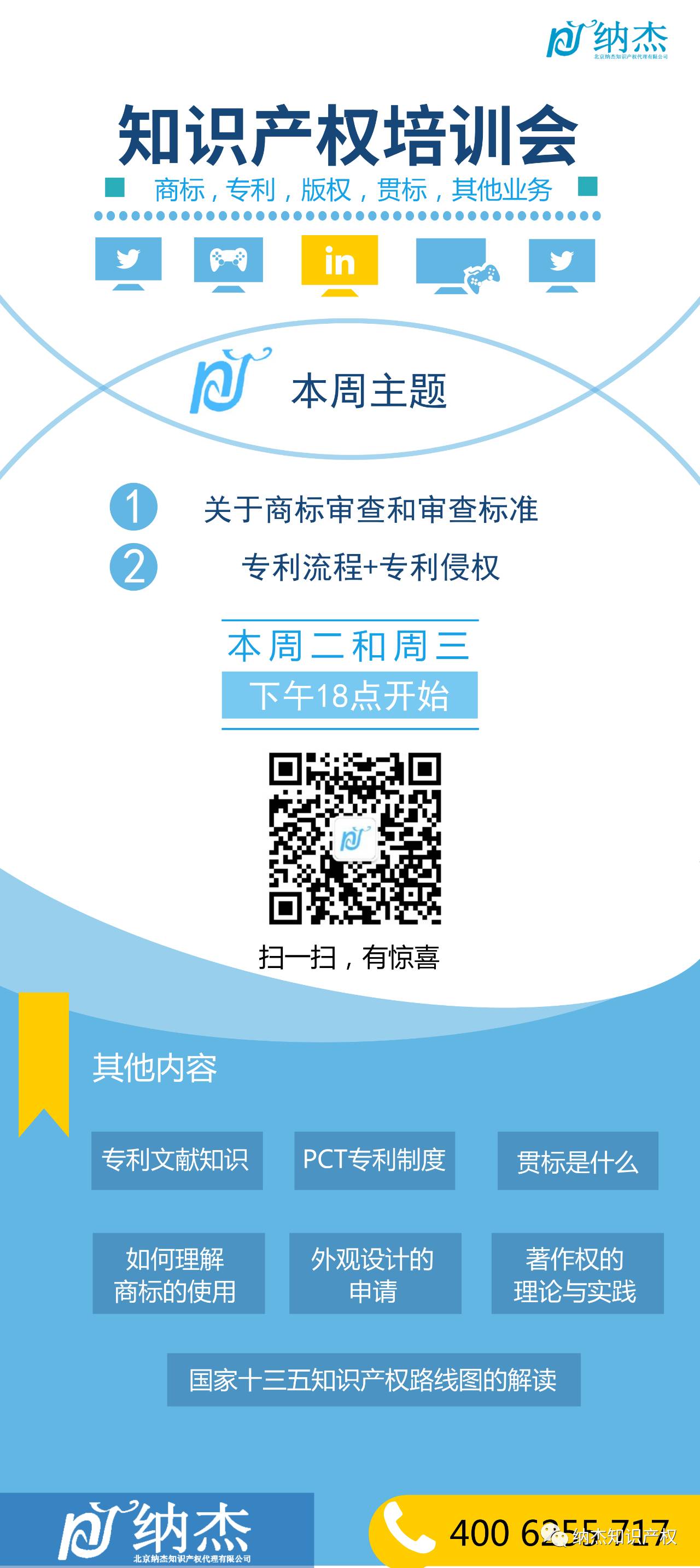 纳杰知识产权培训 纳杰知识产权培训