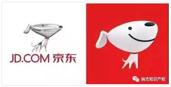 京东新旧LOGO对比 京东新旧LOGO对比