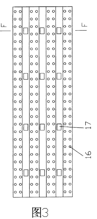 上炉体的集气箱的喷流板结构示意图 上炉体的集气箱的喷流板结构示意图