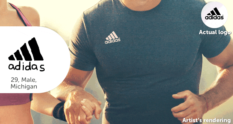 美国人画的阿迪达斯logo 美国人画的阿迪达斯logo