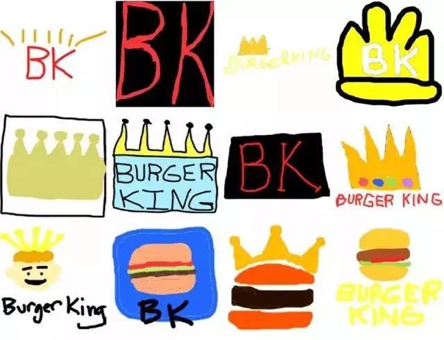美国人画的汉堡王logo 美国人画的汉堡王logo