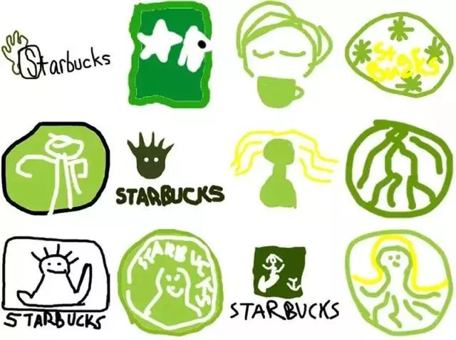 美国人画的星巴克logo 美国人画的星巴克logo