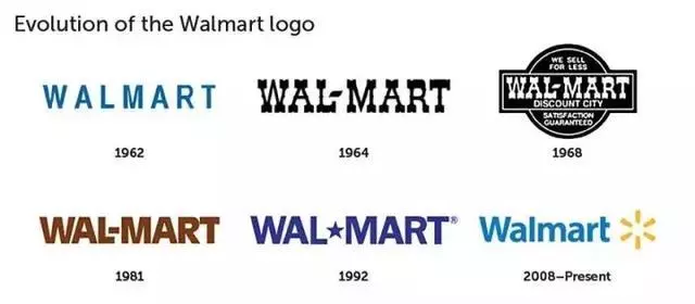 沃尔玛logo演变史 沃尔玛logo演变史