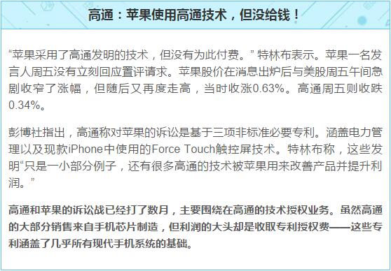 苹果不给专利授权费 苹果不给专利授权费
