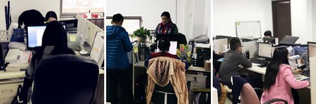 正在工作的纳杰员工 正在工作的纳杰员工