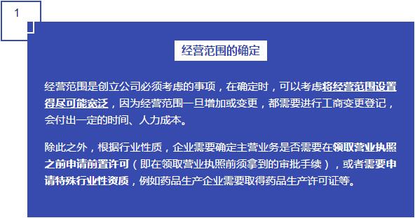 经营范围的确定 经营范围的确定