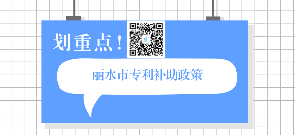 丽水市专利补助政策 丽水市专利补助政策