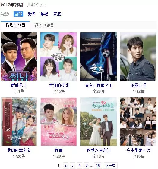 2017年韩剧 2017年韩剧