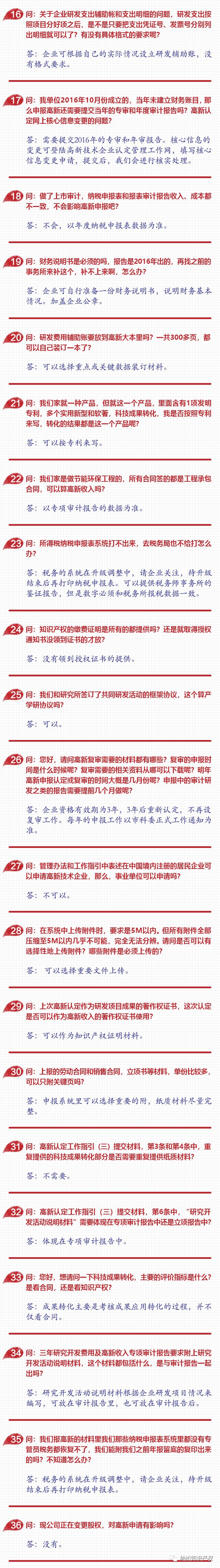 高新技术企业认定108问