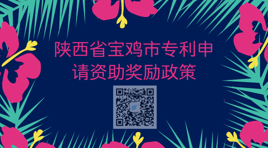 陕西省宝鸡市专利申请资助奖励政策