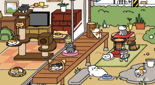 “猫咪后院”游戏