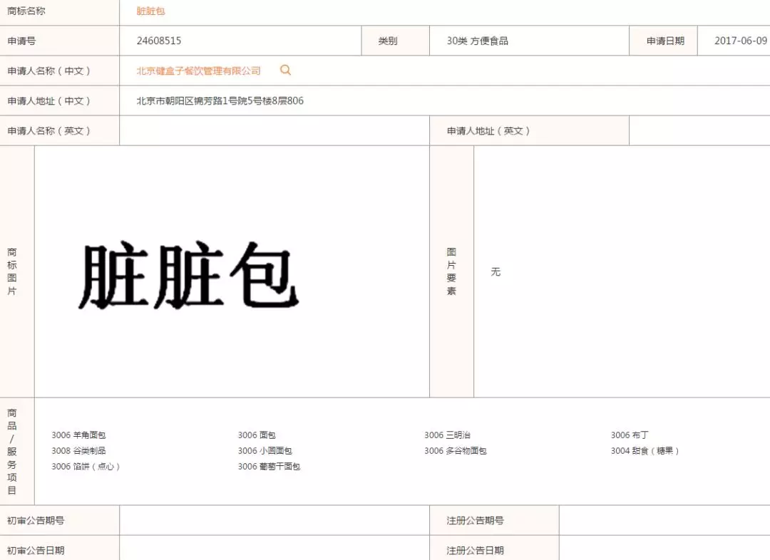 脏脏包商标 脏脏包商标