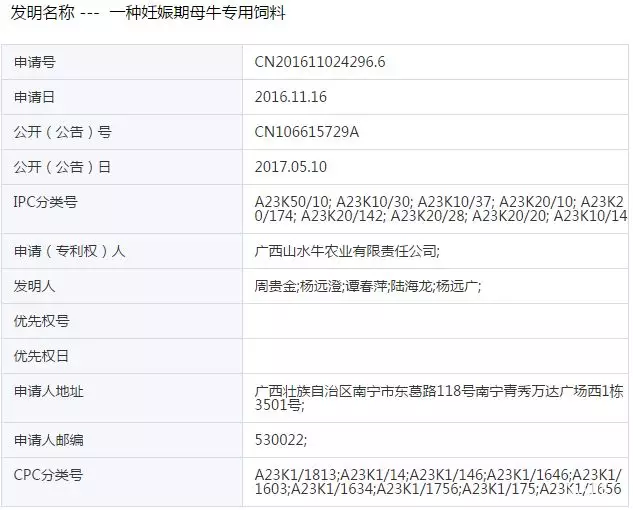 “一种妊娠期母牛专用饲料”专利 “一种妊娠期母牛专用饲料”专利