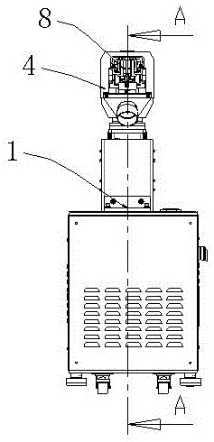 实用新型的结构左视图 实用新型的结构左视图