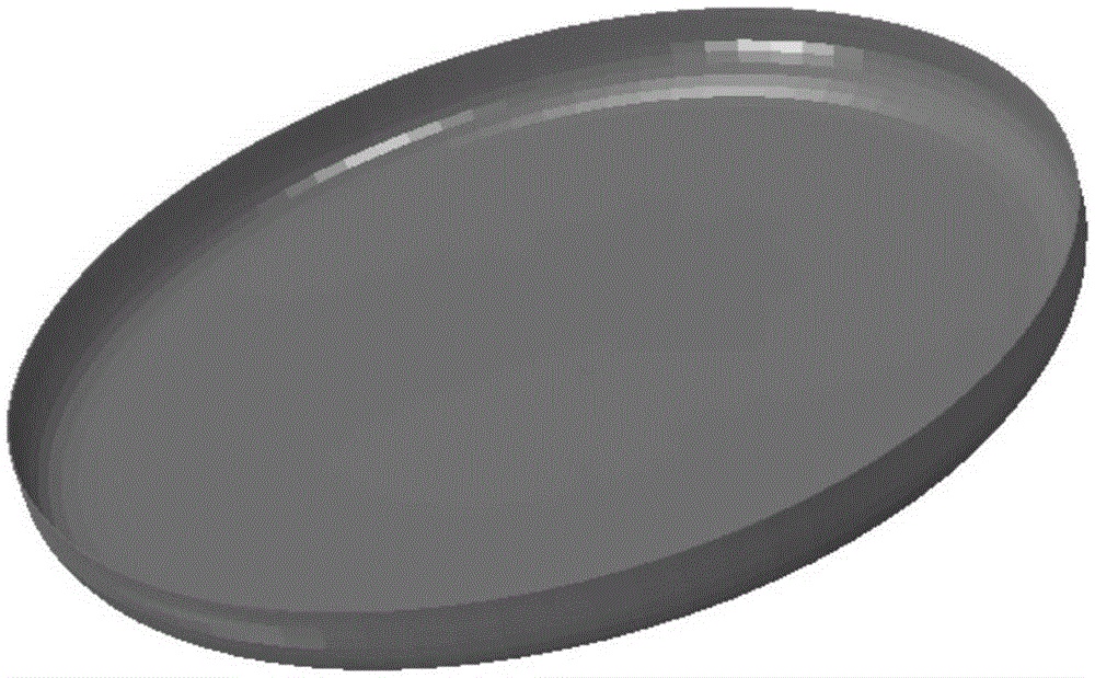 ΔT=T2-T1=5K时变形后三维机械结构的三维视图。 ΔT=T2-T1=5K时变形后三维机械结构的三维视图。