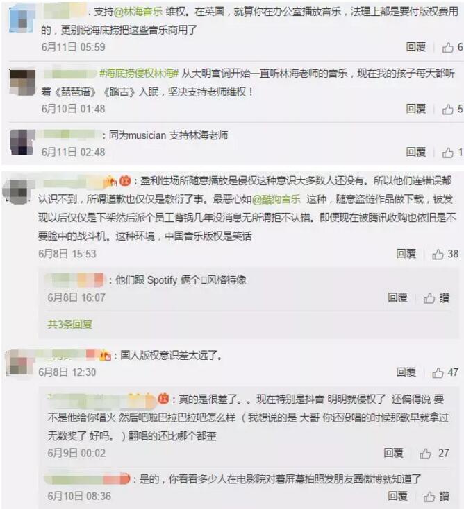 网友支持林海维权 网友支持林海维权