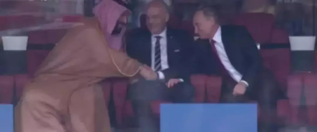 两国领导和国际足联主席