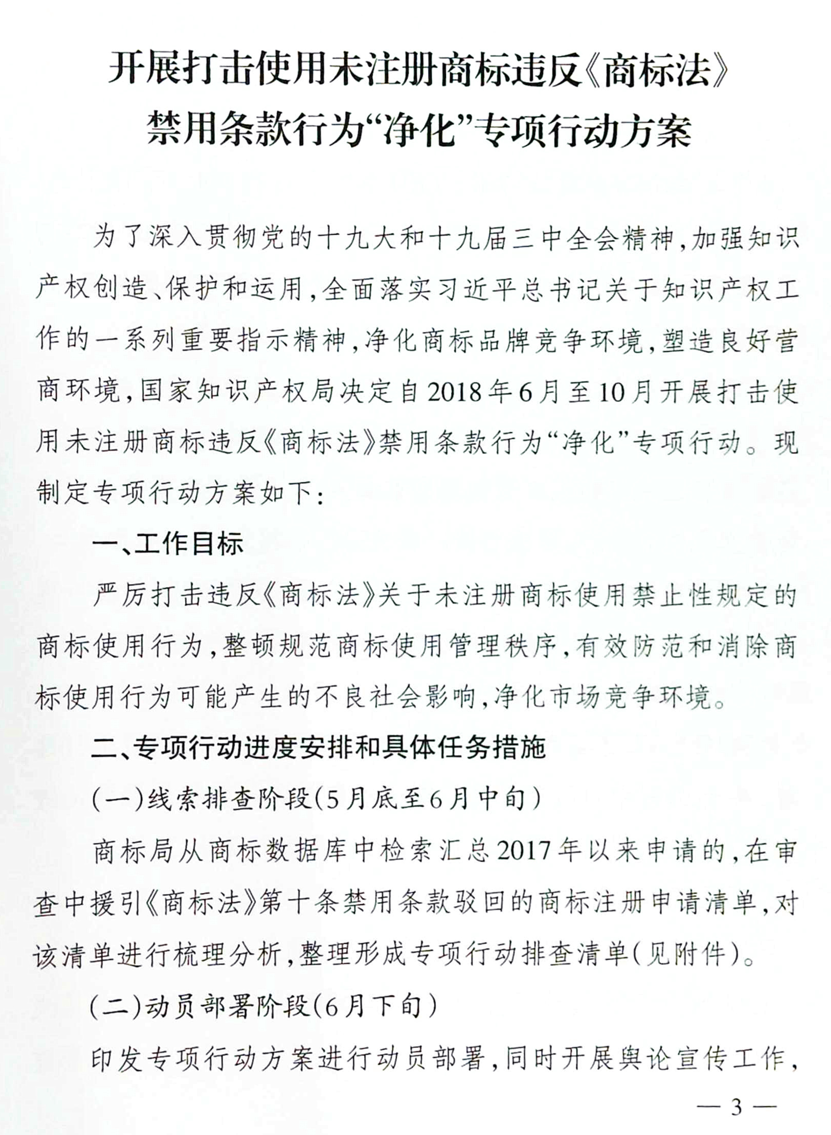 关于“净化”专项行动方案
