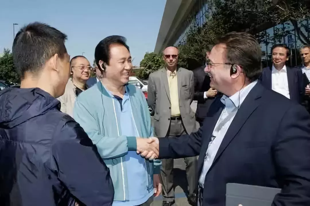 许家印赴美视察FF 许家印赴美视察FF