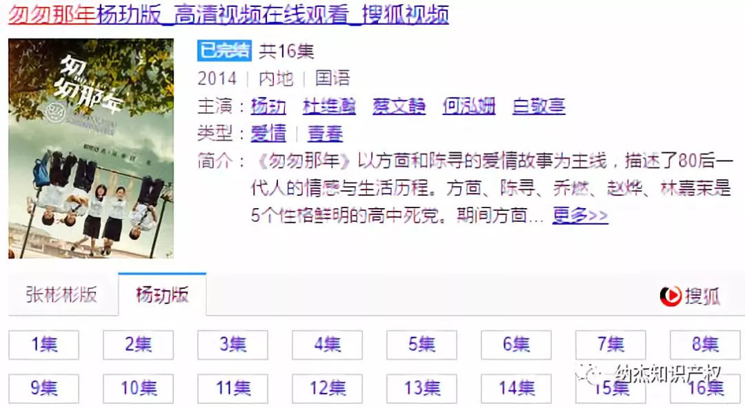 网络剧《匆匆那年》 网络剧《匆匆那年》