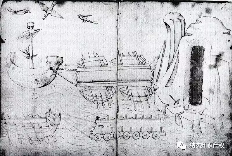 装有吊机的驳船 装有吊机的驳船