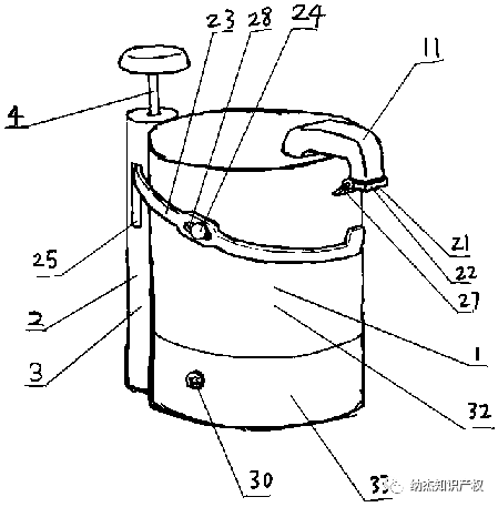 按压式挤牙膏器 按压式挤牙膏器