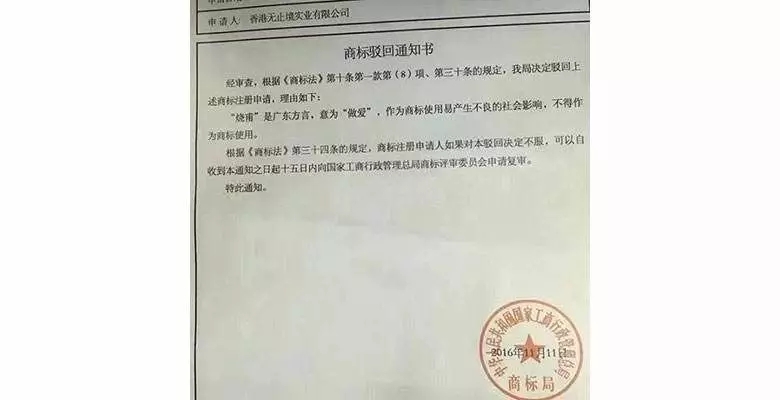 因为一份商标驳回通知，我认识了一位日本“著名”女演员！