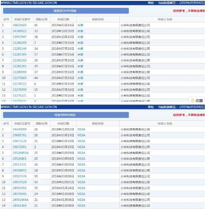 “米家”、“MIJIA"、图形及组合的商标