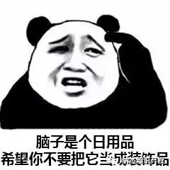 脑子是个日用品别当成装饰品 脑子是个日用品别当成装饰品
