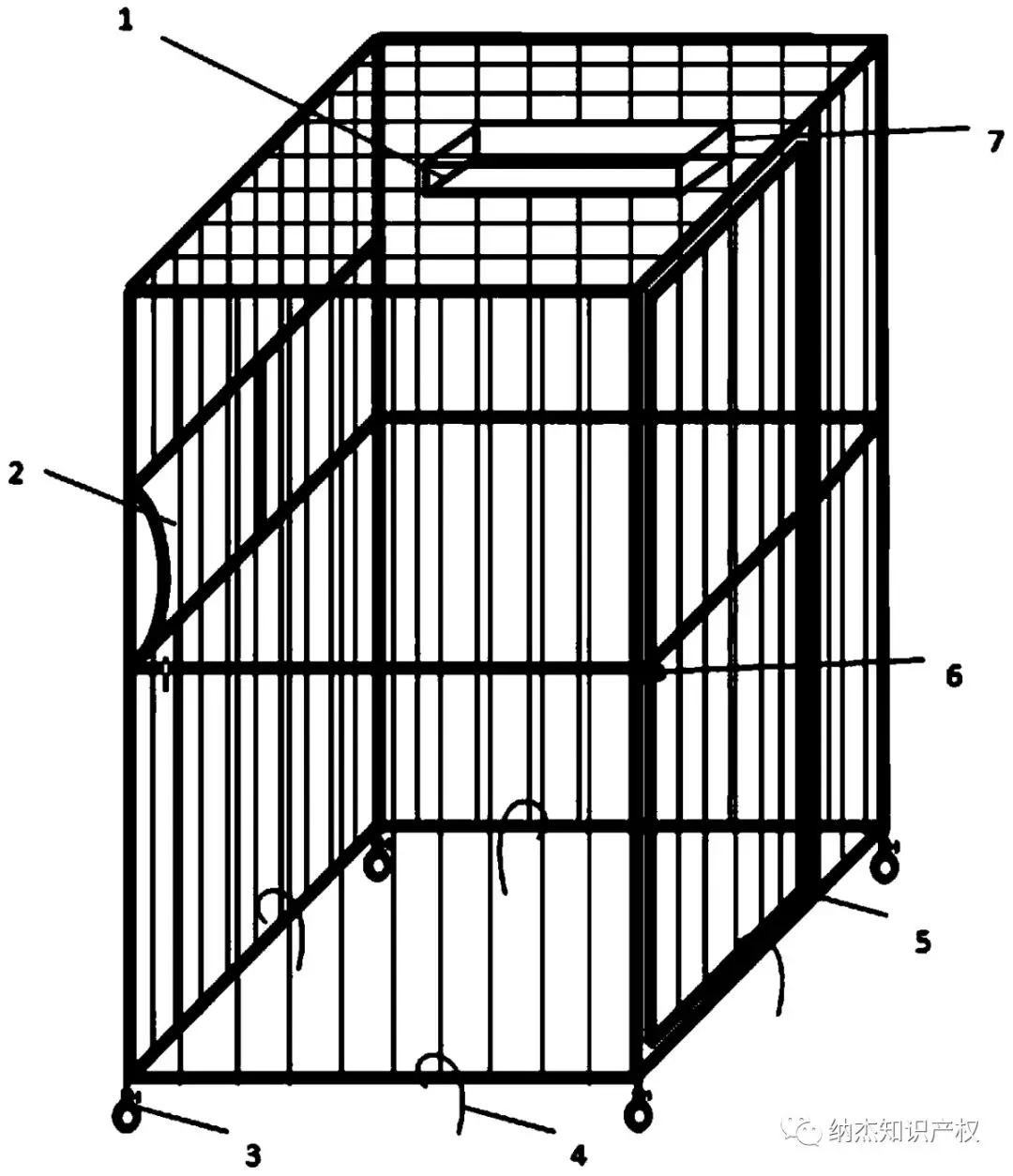 一种提高警犬吠叫报警能力训练用保护笼 一种提高警犬吠叫报警能力训练用保护笼
