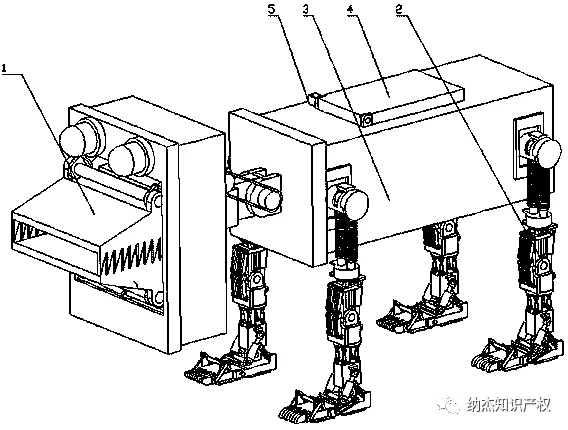 一种多功能警犬机器人 一种多功能警犬机器人