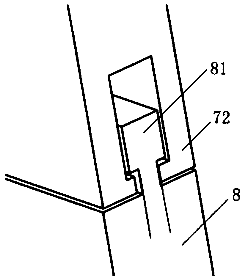 一种具有防台风功能的电梯层门 一种具有防台风功能的电梯层门