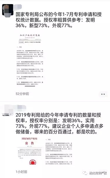 2019年发明专利授权率36%? 2019年发明专利授权率36%?