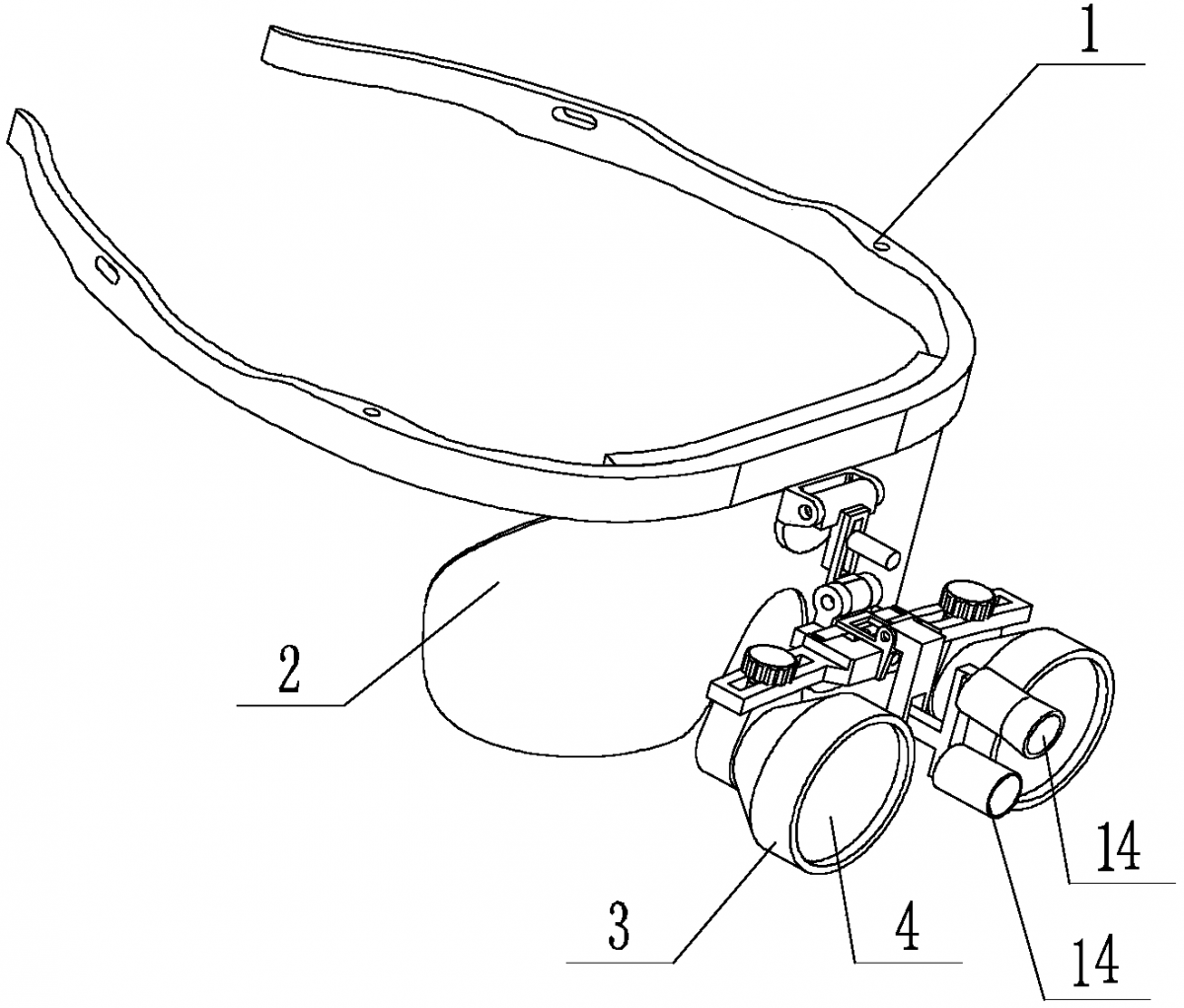一种用于DHT加密种植手术的放大镜 一种用于DHT加密种植手术的放大镜
