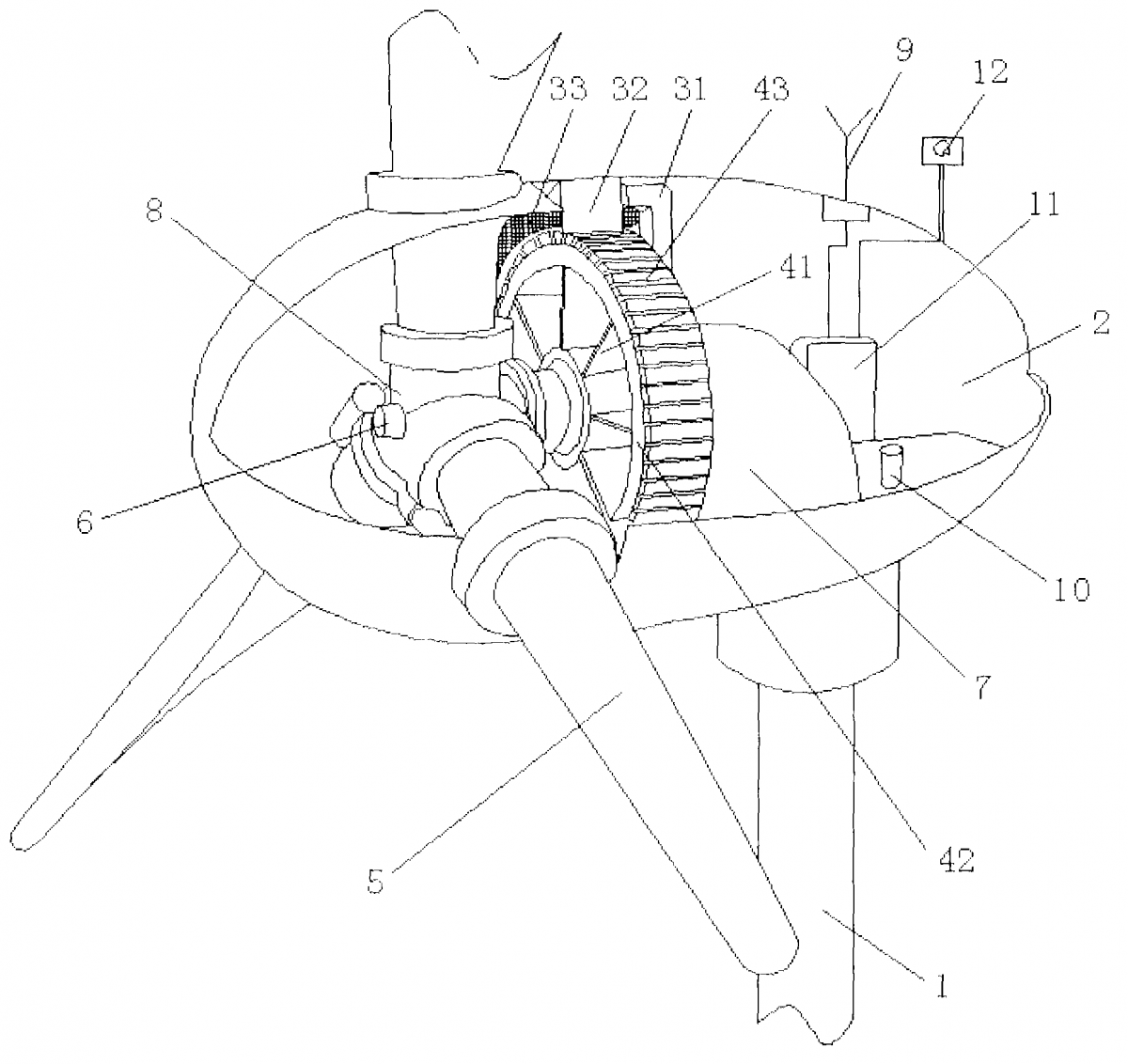 防飓风形风力发电机 防飓风形风力发电机