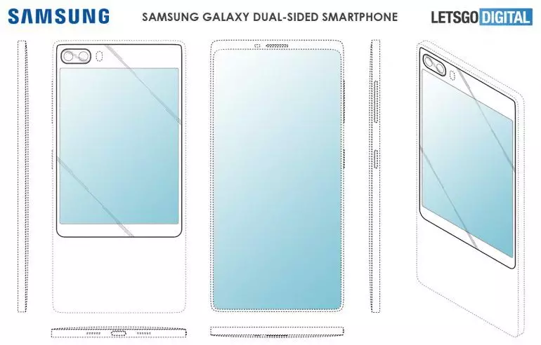 三星公司申请的双屏显示专利 三星公司申请的双屏显示专利