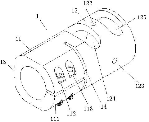 一种连接件、枪口动能稳定加速器和步枪