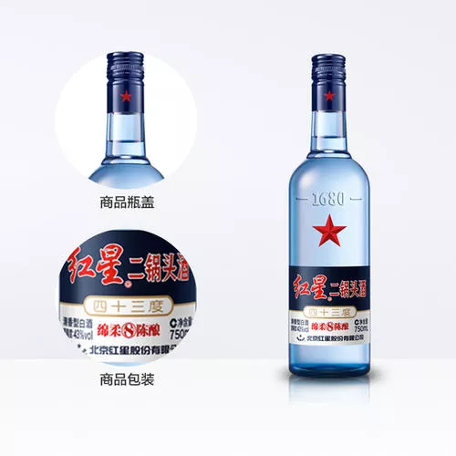 红星二锅头（蓝瓶）
