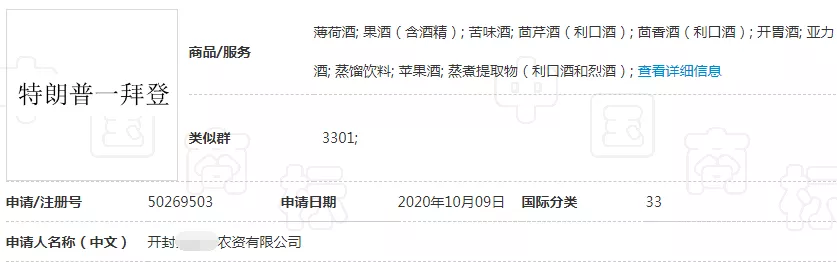 “特朗普一拜登”商标 “特朗普一拜登”商标