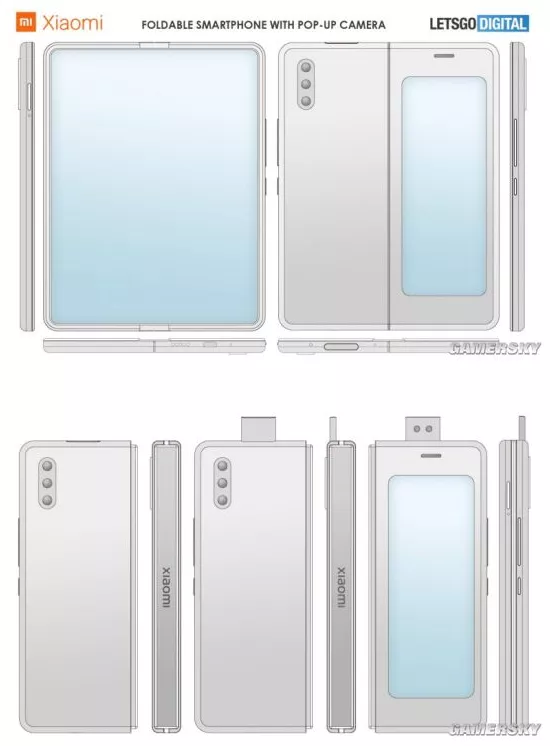 小米折叠屏外观专利 小米折叠屏外观专利