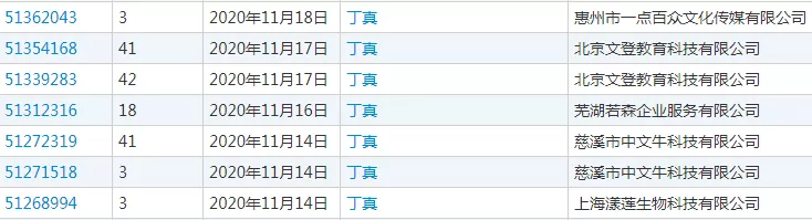 抢注“丁真”商标的企业多达5家 抢注“丁真”商标的企业多达5家