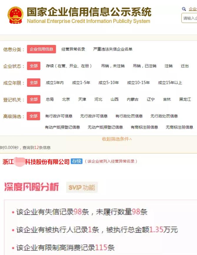 非法机构被法院列为失信被执行企业 非法机构被法院列为失信被执行企业