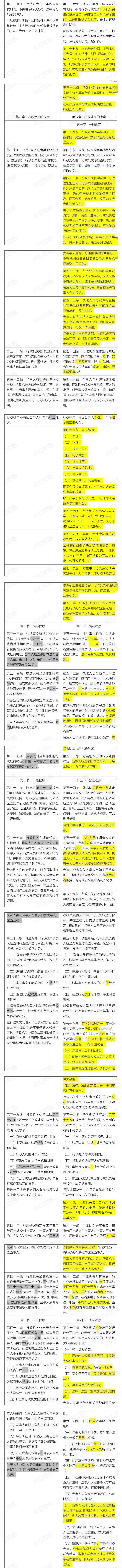 新旧行政处罚法对比图 新旧行政处罚法对比图