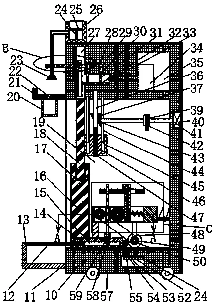 一种具有餐前洗手提醒功能的导航送餐装置 一种具有餐前洗手提醒功能的导航送餐装置