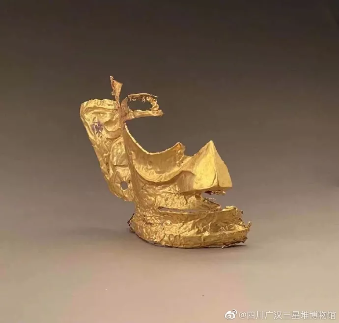 三星堆黄金面具 三星堆黄金面具