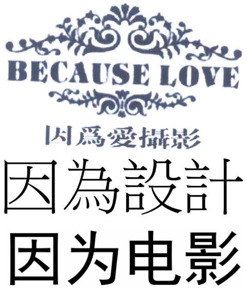 “因为爱摄影”“因为设计”“因为电影”商标 “因为爱摄影”“因为设计”“因为电影”商标