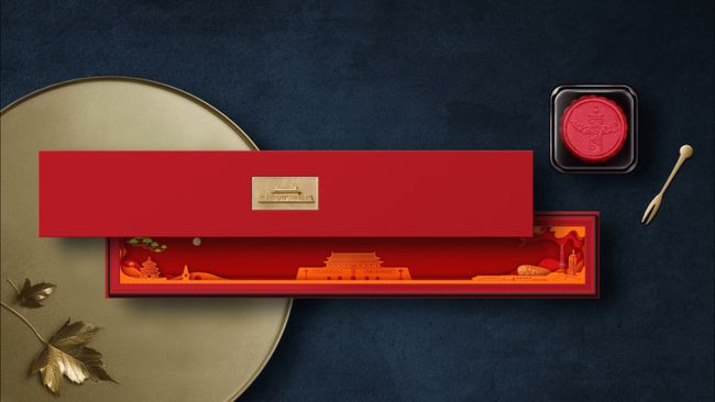 我爱北京天安门月饼礼盒 我爱北京天安门月饼礼盒