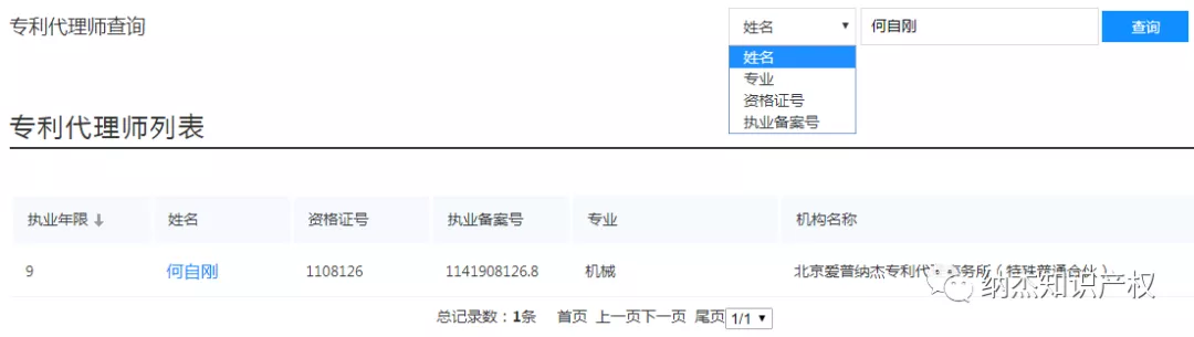专利代理师公示 专利代理师公示