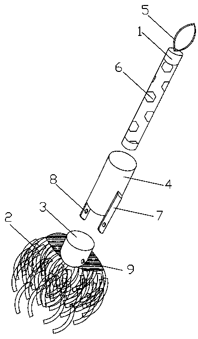 一种万圣节装饰扫把 一种万圣节装饰扫把