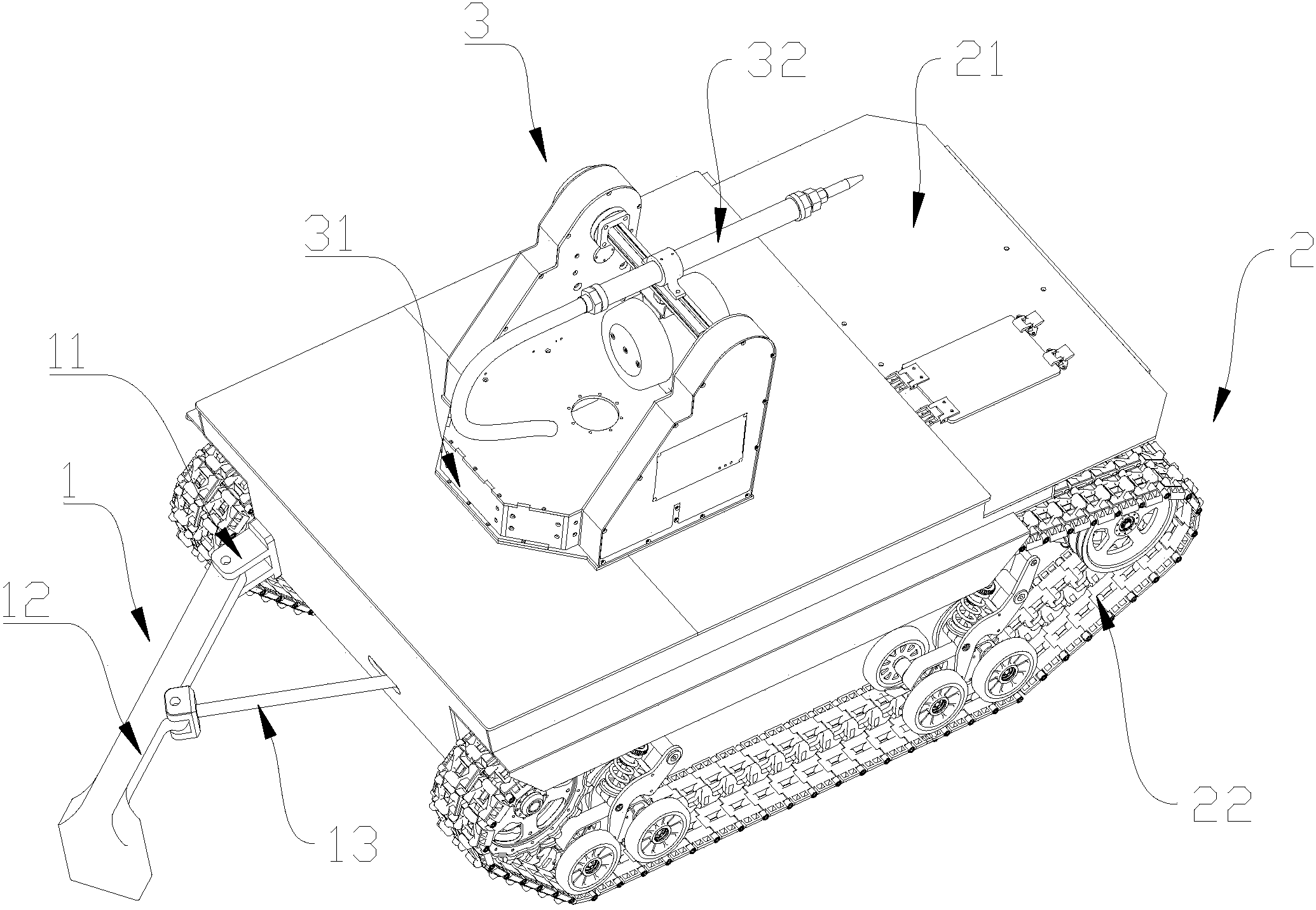 一种消防机器人 一种消防机器人